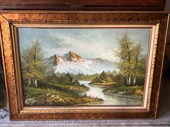 Oil painting ( G. Whitman)