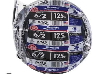 New Romex wire 6/2