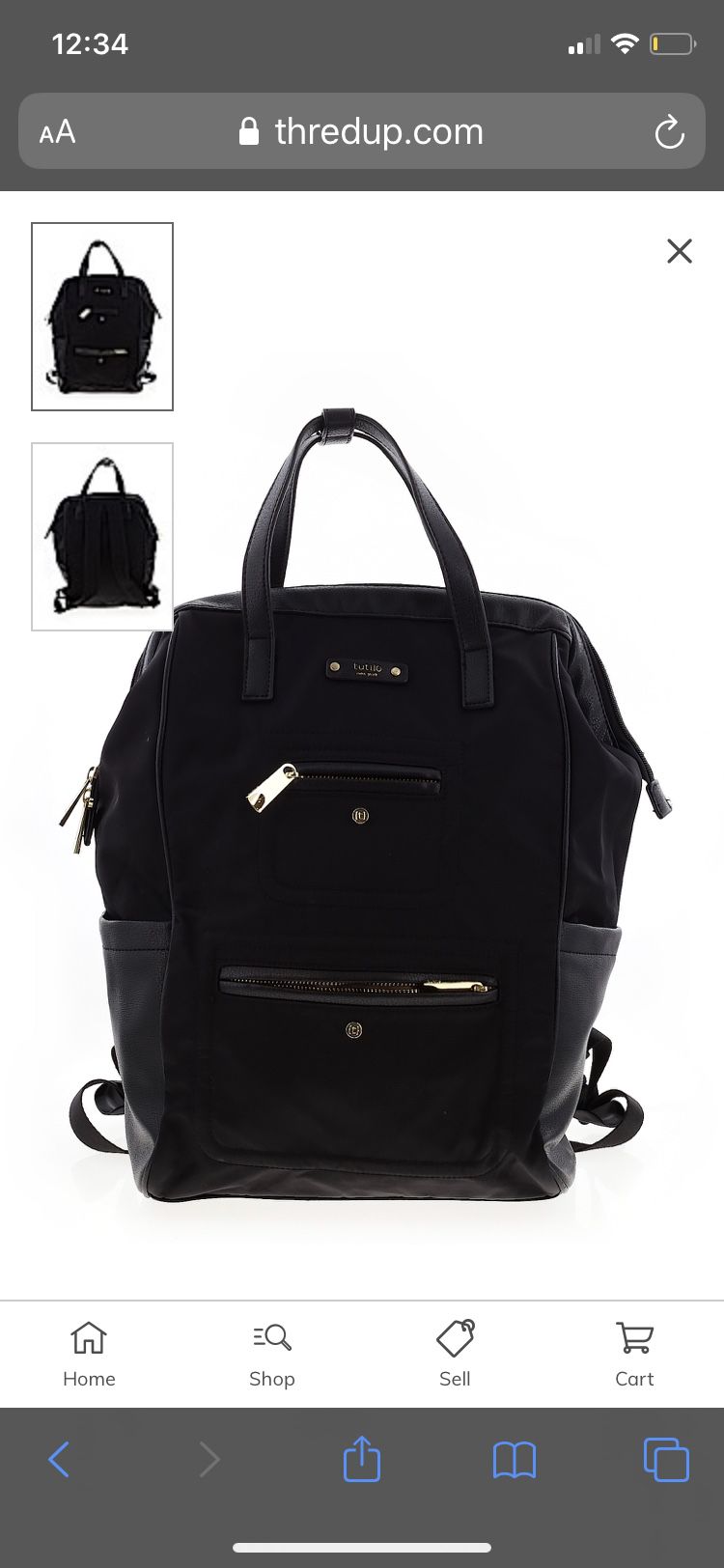 Título backpack black perfect for laptop