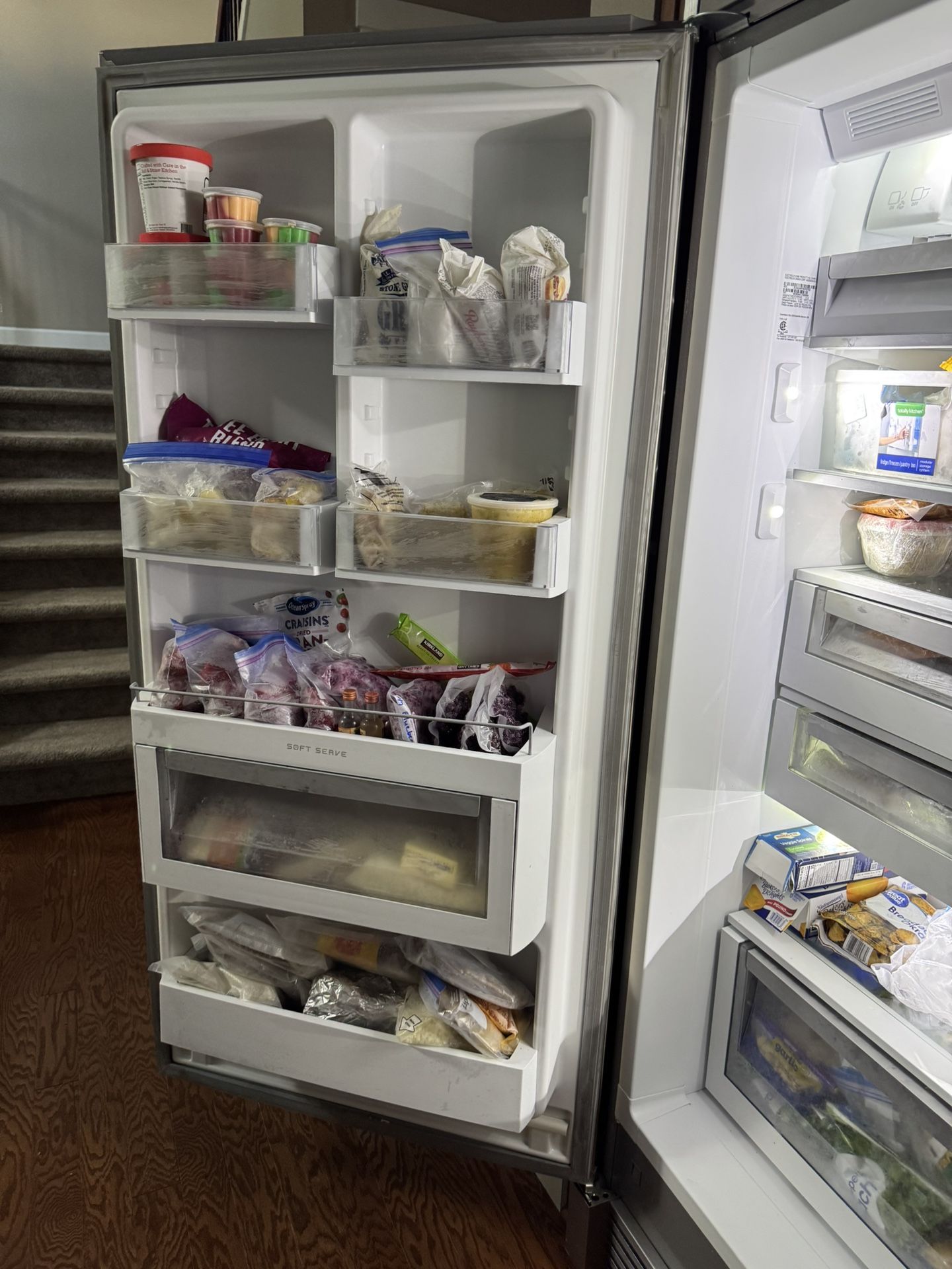 Electrolux Stainless Steel Upright Freezer