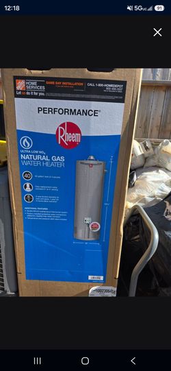 Rheem water heater