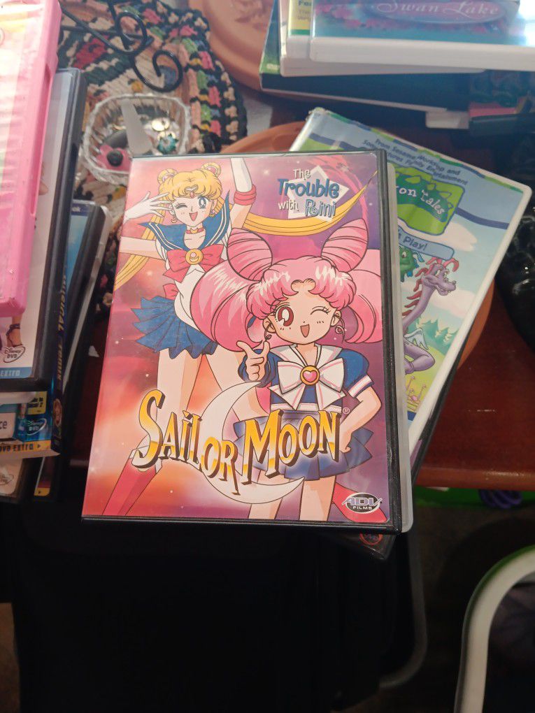 Sailor Moon Trouble With Rini DvD & Sailor Moon Cup