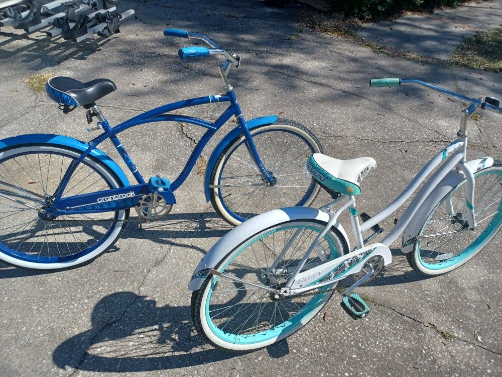 Blue Man's Huffy Cranbrook Beach Cruiser Bike Bicycle with 26" Tires - $70 FIRM