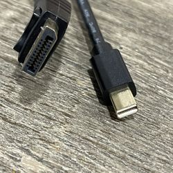 Mini DisplayPort to DP Cable