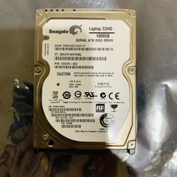 1TB Laptop Hard Drive - Seagate SSHD ST1000LM014 5400 RPM 2.5" SATA, Tested
