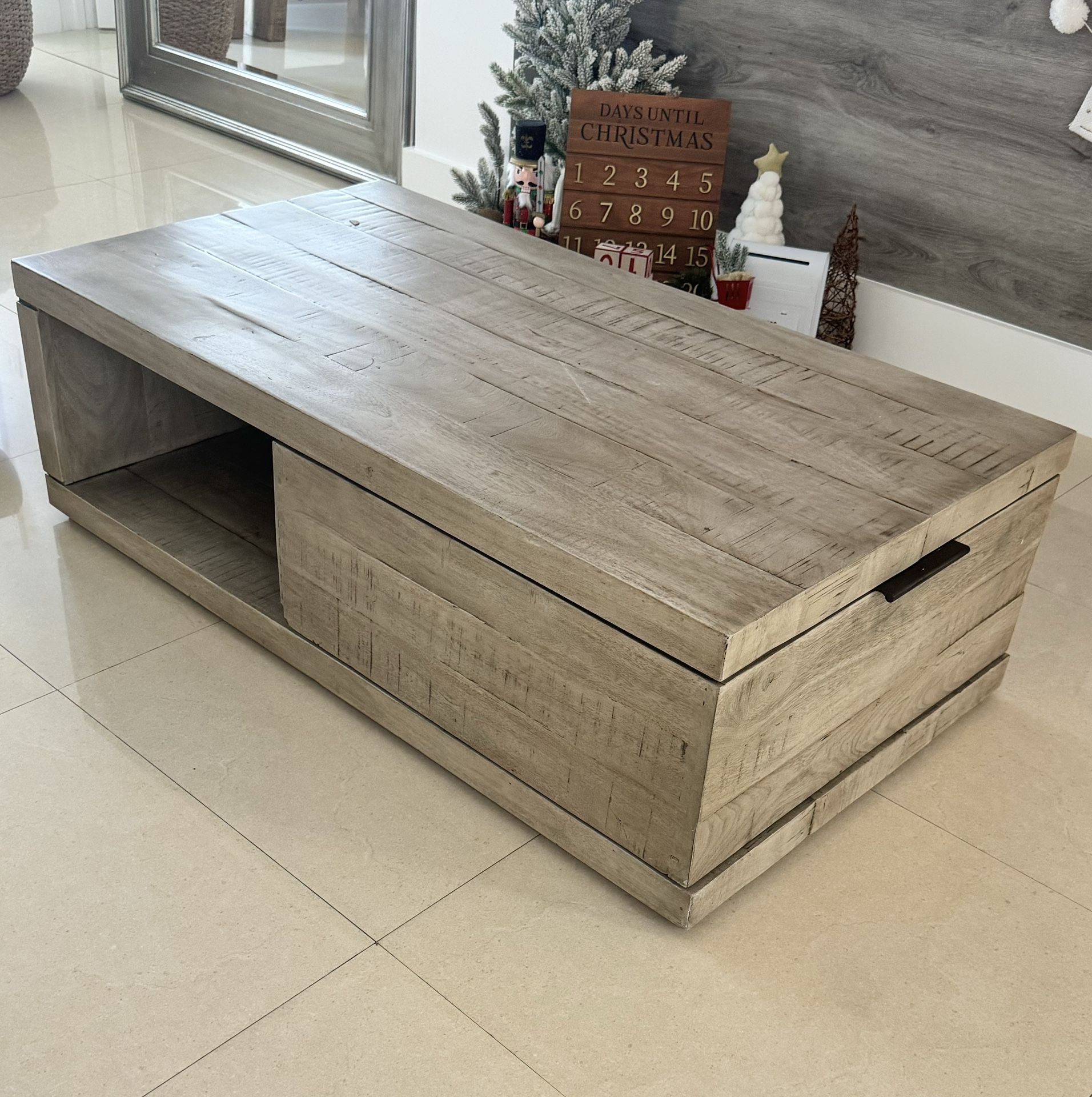 Coffee Table from Pottery Barn with drawer 
