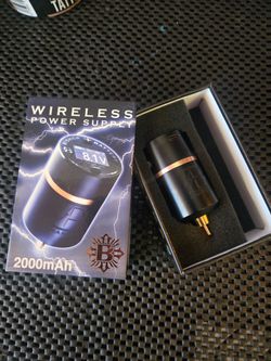 BISHOP TATTOO MACHINE RCA BATTERY