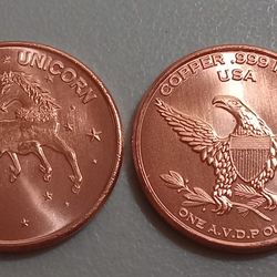 Unicorn Copper Round