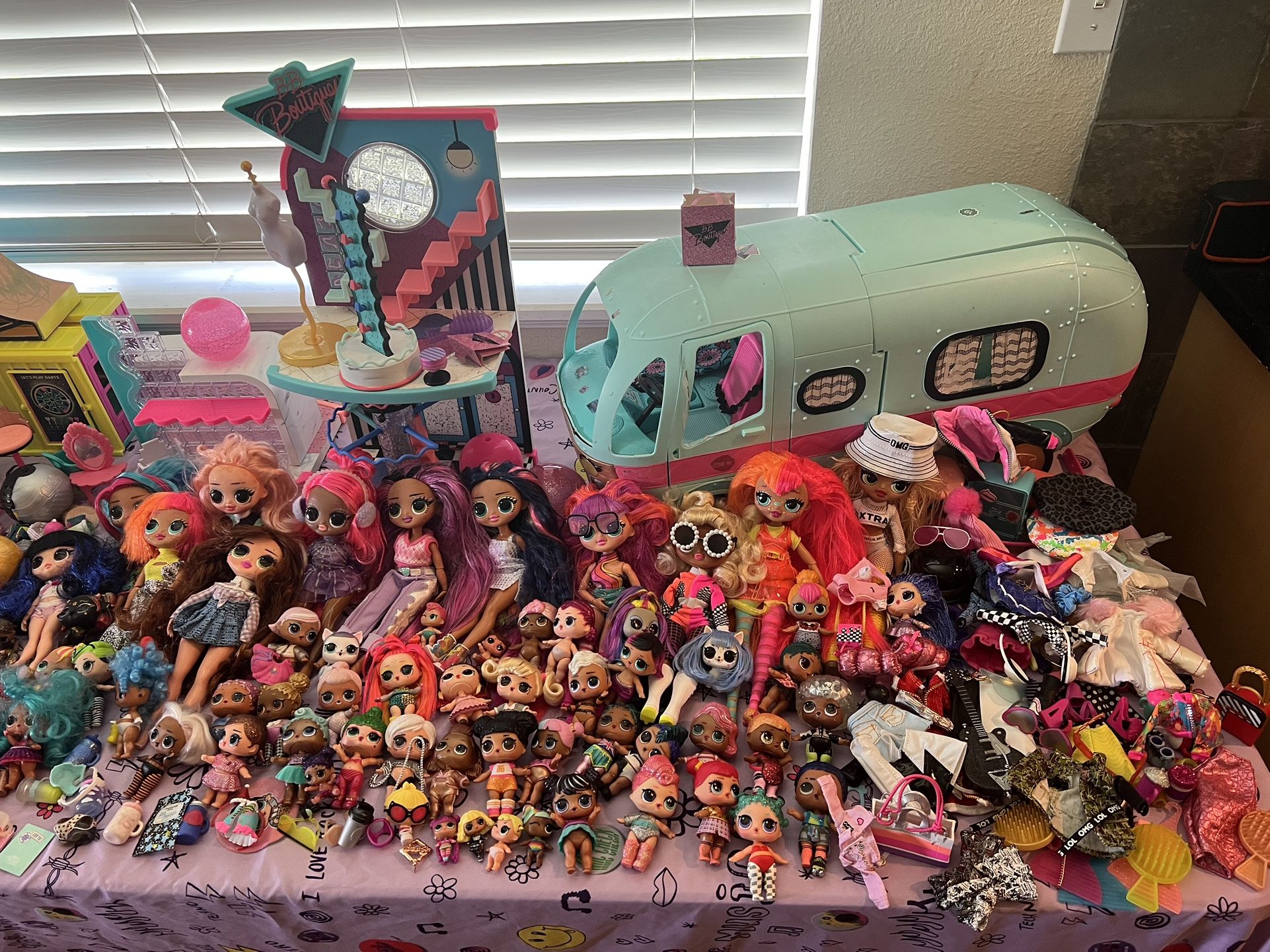 Huge LOL Surprise & OMG Doll Collection & Play Sets