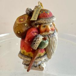 G Debrekht Santa Figurine Christmas Ornament Decor No Box