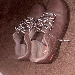 Brown Supreme Af1 