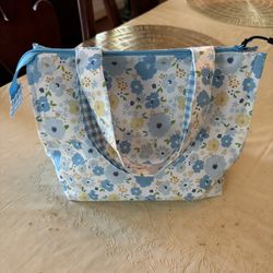 Lunch Bag, Cosmetic Bag - Fully Lined - 10” X 8”