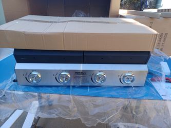 tabletop propane grill and griddle combo
