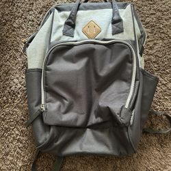 BB gear Grey Diaper Bag 