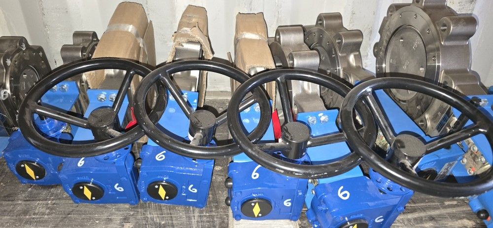 Jamesbury 6" Lugged Butterfly Valve Stainless Steel Lot Of 4