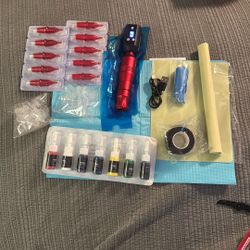 Wireless Tattoo Machine Complete Startup Set