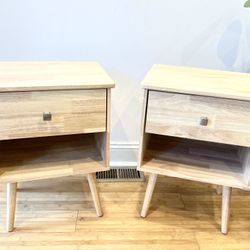 Solid Wood Nightstand Tables