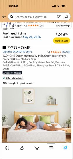 Queen Mattress in Medium Firm