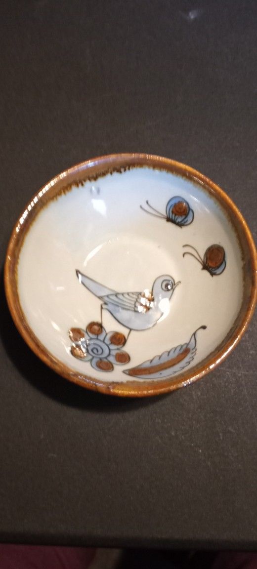 Vintage Ken Edwards El Palomar small pottery bowl