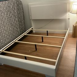 Regor Standard Queen Size bed frame with Headboard -