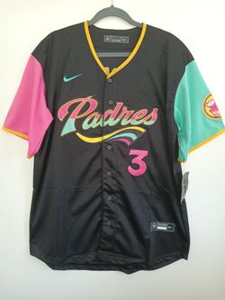 New Men's Padres Merrill Black City Connect Jerseys Stitched