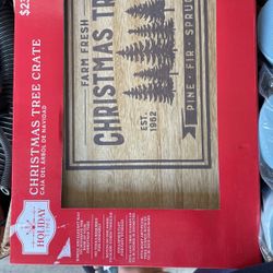 Christmas Tree Crate 