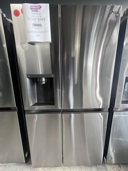 LG Side By Side Fridge 27 Cubic 