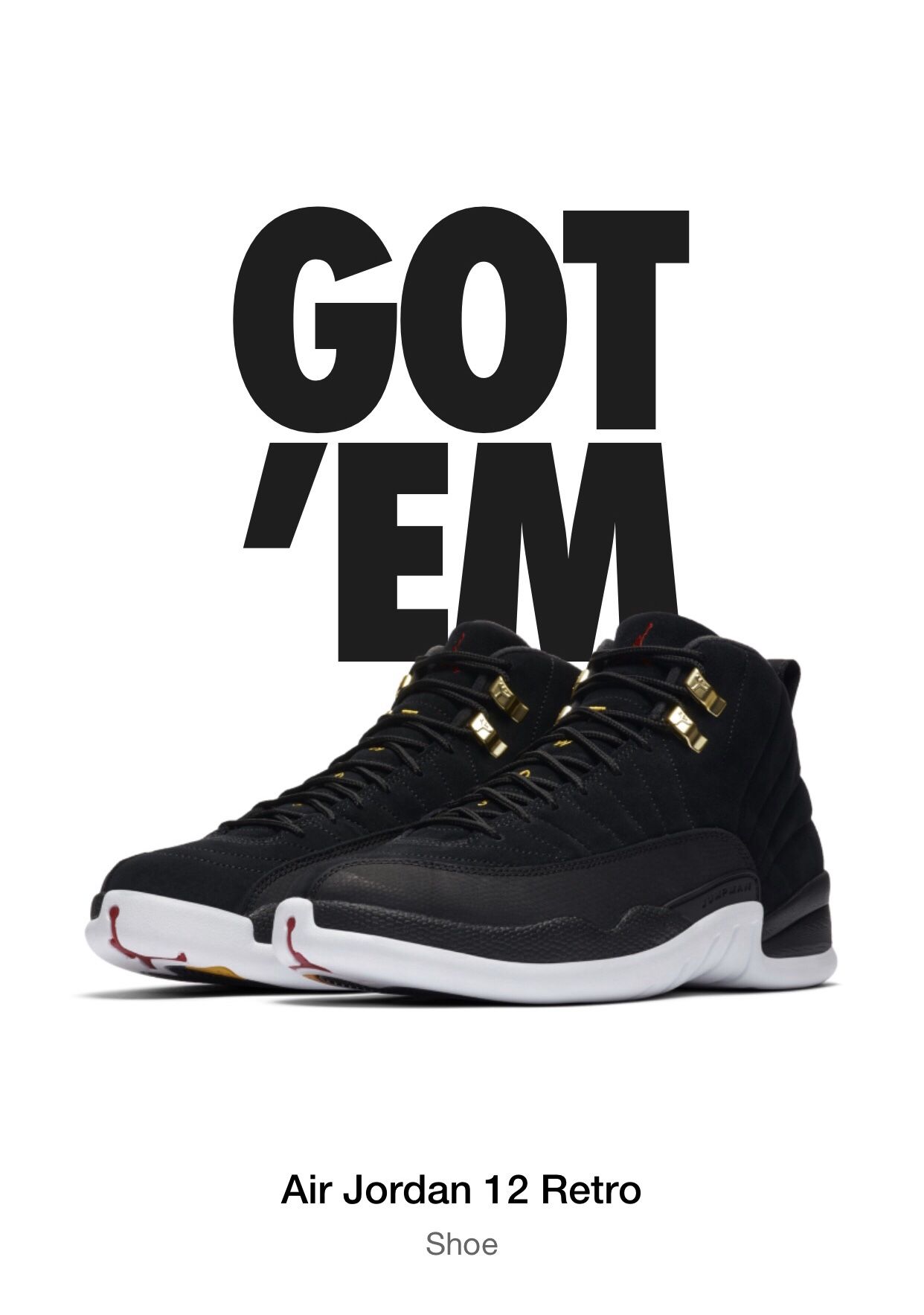 Air jordan 12 Retro Reverse Taxi