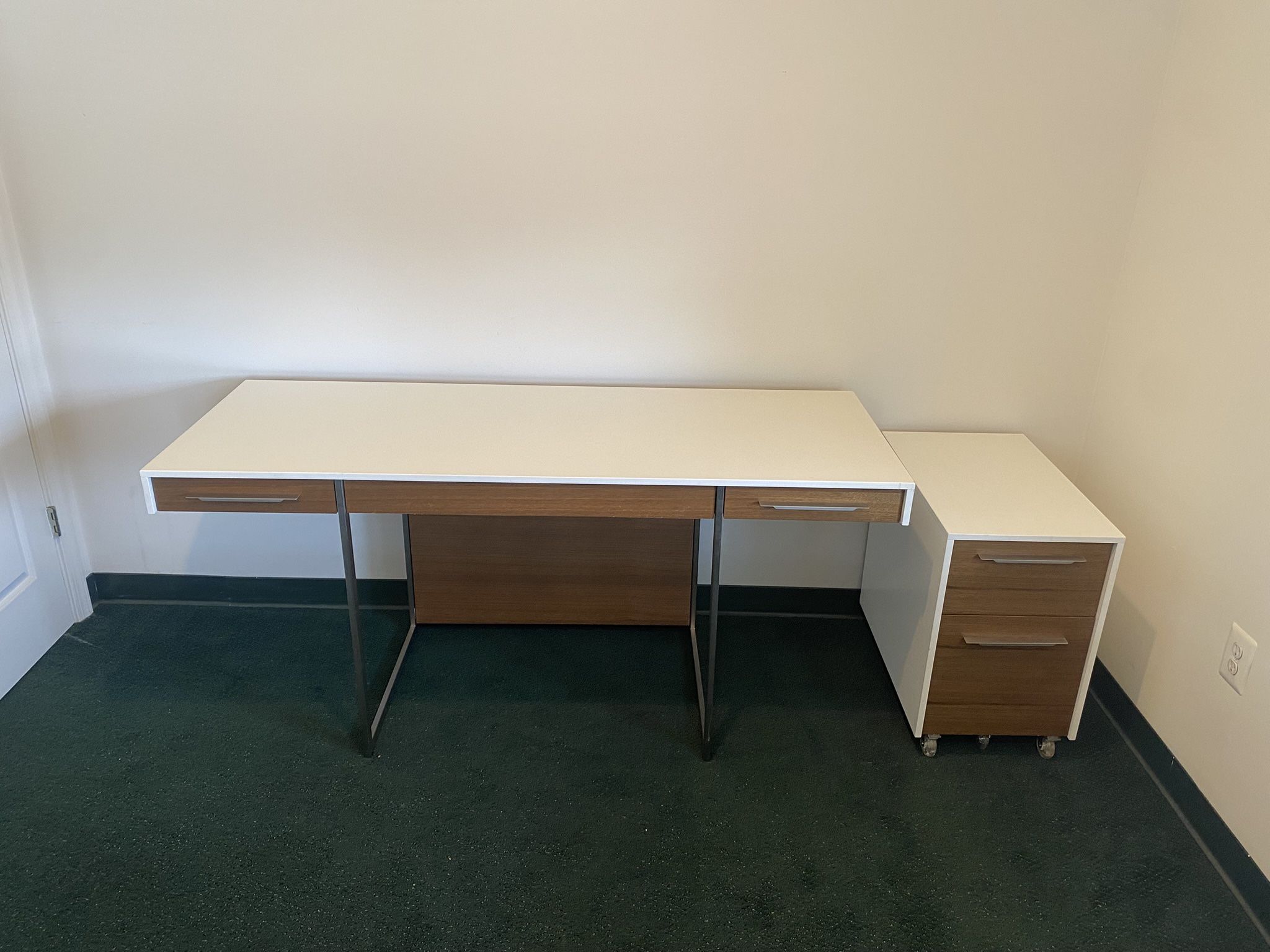 Desk Table and File Cabinet Roller