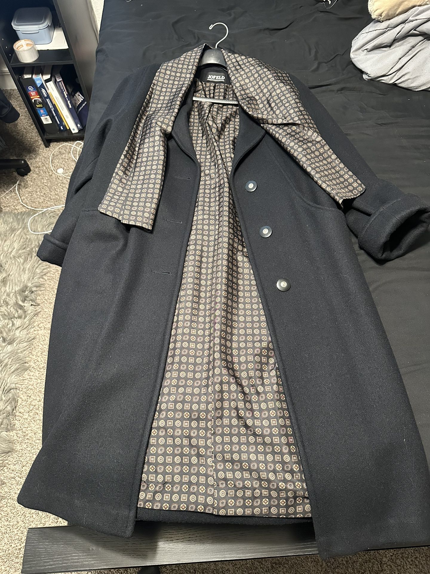 JOFELD Wool Coat And Scarf