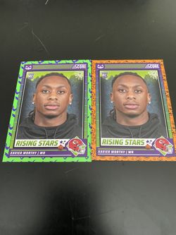 Lot Of 2 Xavier Worthy Rookie Cards