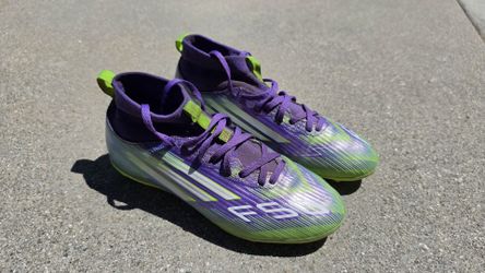Adidas youth soccer shoes-F50 LEAGUE MID FIRM /MULTI- GROUND CLEATS KIDS