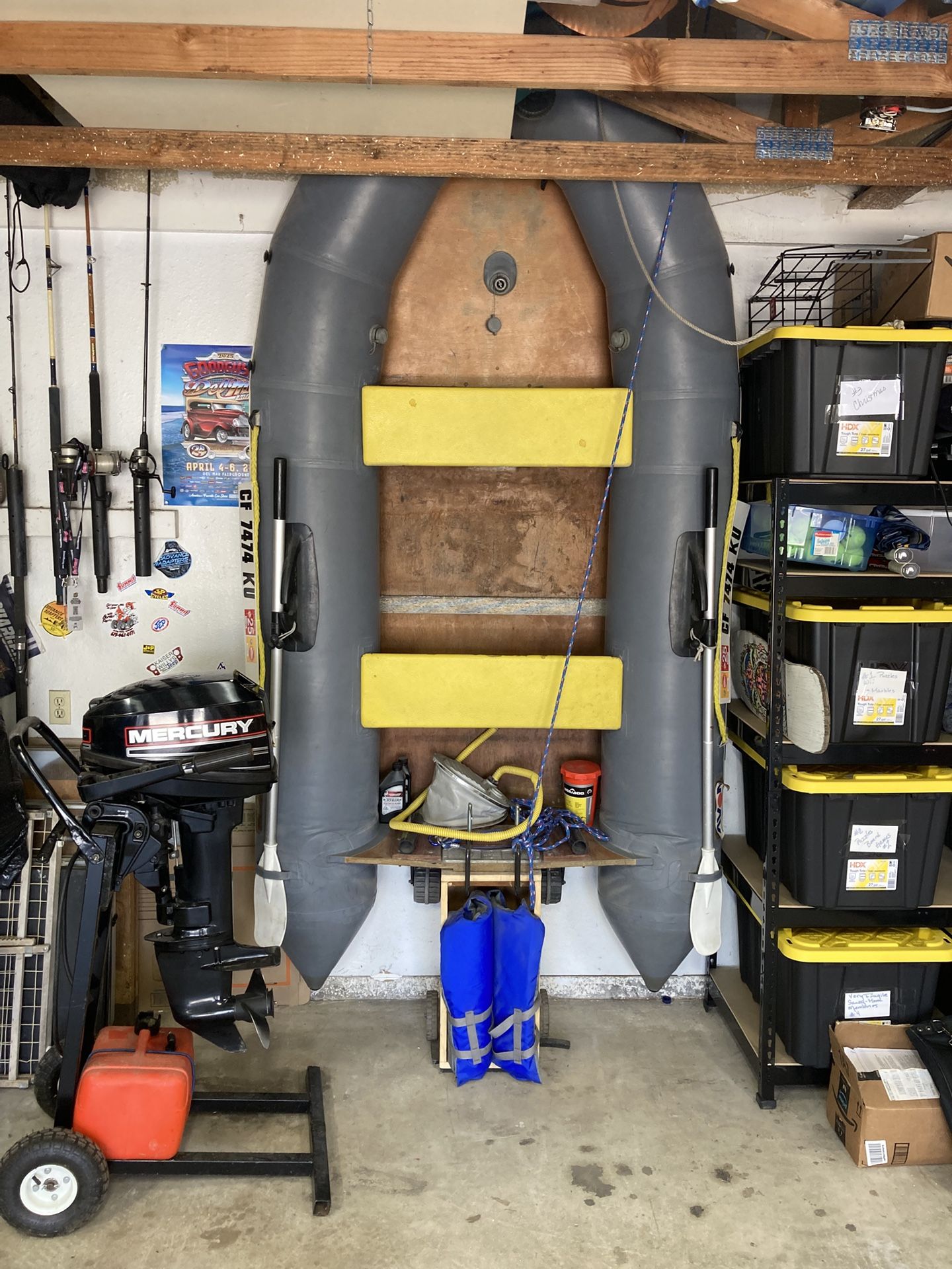 AVON 10’ Boat & Mercury Outboard
