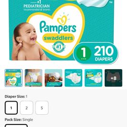 New Pampers Diaper Box