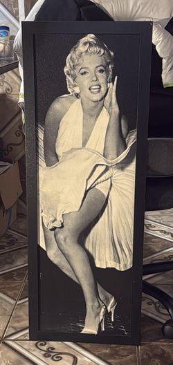 Painting of Marilyn Monroe, "The Seven Year Itch" (14x38 inches)