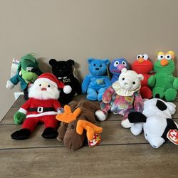 Beanie Baby Lot - 10 Total