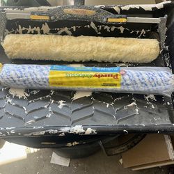 Purdy 18” roller, roller frame, pan and extra roller