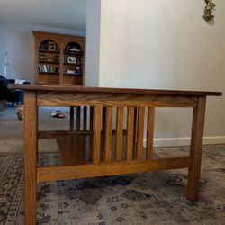 Heavy Oak Craftsman Table 