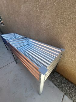 2x - Galvanized Raised Garden Bed Planter