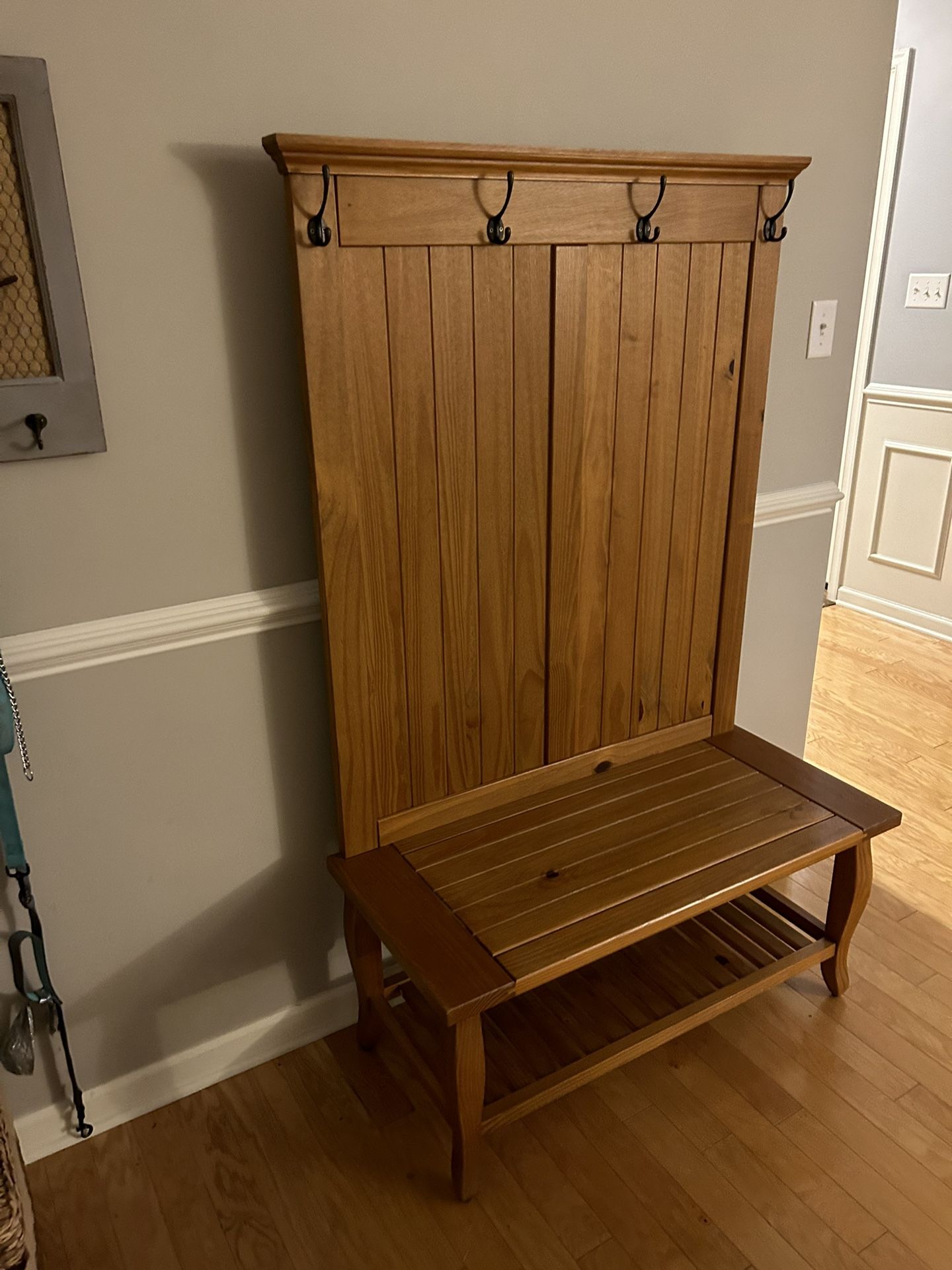 Bench Hall Tree
