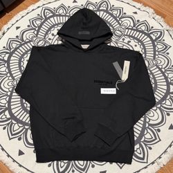 Black Fear Of God Essentials Hoodie Size Medium 