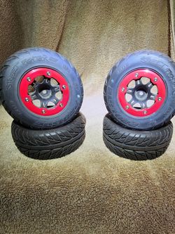 Pro-Line Street Fighter RC Tires with Beadlock Wheels
