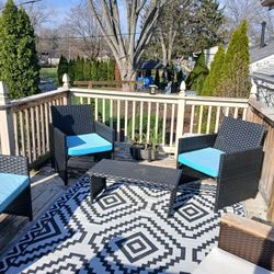 4 Piece Out Door Patio Set 