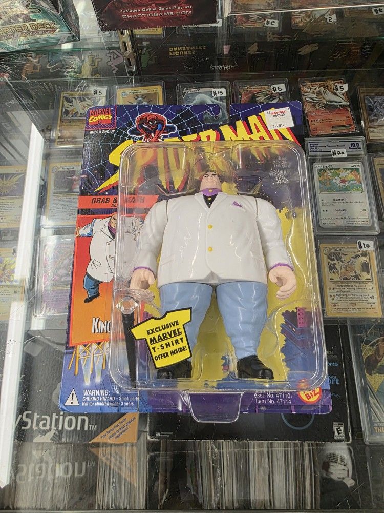 ToyBiz Spider-Man The Animated Series Kingpin MOC Vintage 1994 Original