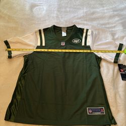 New York Jets Team Pro Line Football Jersey Womens Large Blank Customizable NWT