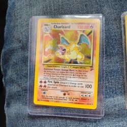Holographic Pokemon Cards From The Base Set 2 Series And The I Think Just The Original Series