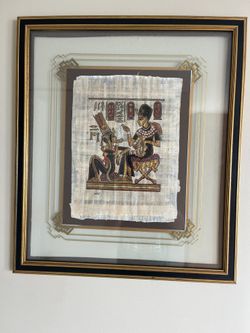 Unique Original Egyptian Linen Art