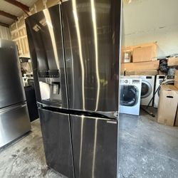 LG Black Stainless Steel Huge 30 Cubic Ft Refrigerator 