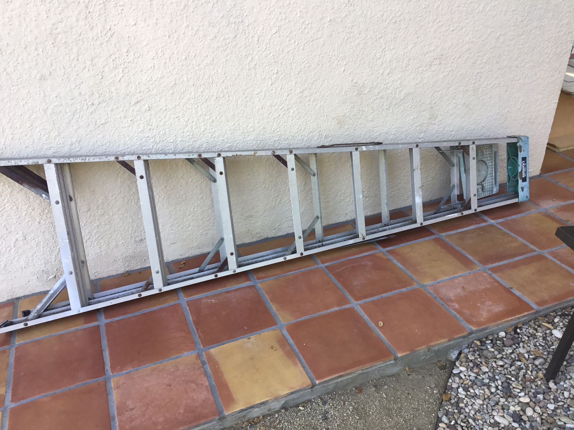 Nice Used 8ft GORILLA METAL LADDER stepladder