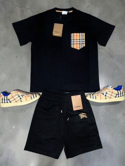 Burberry Sneakers With Shorts and Shirt. Brand New. Several Sizes available